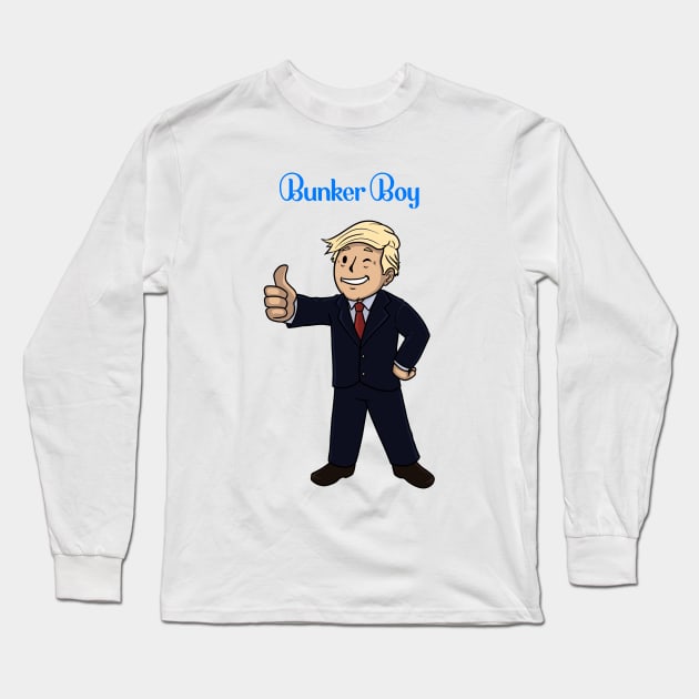 President Bunker Boy Long Sleeve T-Shirt by My Tribe Apparel